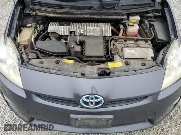 2010 Toyota Prius II with VIN JTDKN3DU3A5198733, listed as a Copart auction lot 53123765 with 256,351 mi miles and Salvage Title. Bid and sale history available at carsss.com. Image 11.