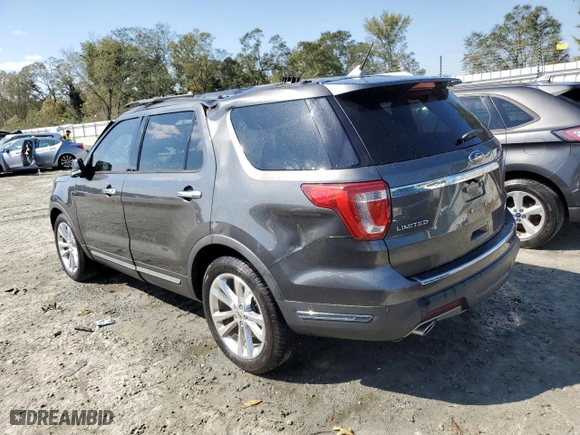 2018 Ford Explorer Limited with VIN 1FM5K7F81JGB27270, listed as a Copart auction lot 74466594 with 43,442 mi miles and Salvage Title. Bid and sale history available at carsss.com. Image 2.