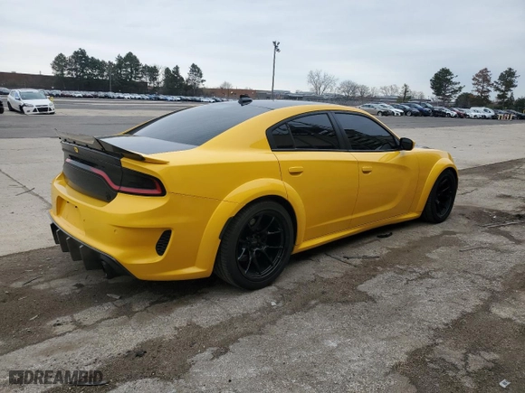 2017 Dodge Charger SRT Hellcat with VIN 2C3CDXL94HH509881, listed as a Copart auction lot 53559965 with 63,407 mi miles and Clean Title. Bid and sale history available at carsss.com. Image 3.