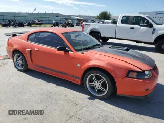 2004 Ford Mustang Premium Mach 1 with VIN 1FAFP42R34F135247, listed as a Copart auction lot 62766625 with 125,285 mi miles and Clean title. Bid and sale history available at DreamBid. Image 4.