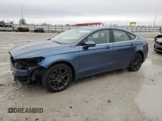 2018 Ford Fusion SE with VIN 3FA6P0T97JR249404, listed as a Copart auction lot 46704705 with 119,494 mi miles and Salvage Title. Bid and sale history available at carsss.com. Image 1.