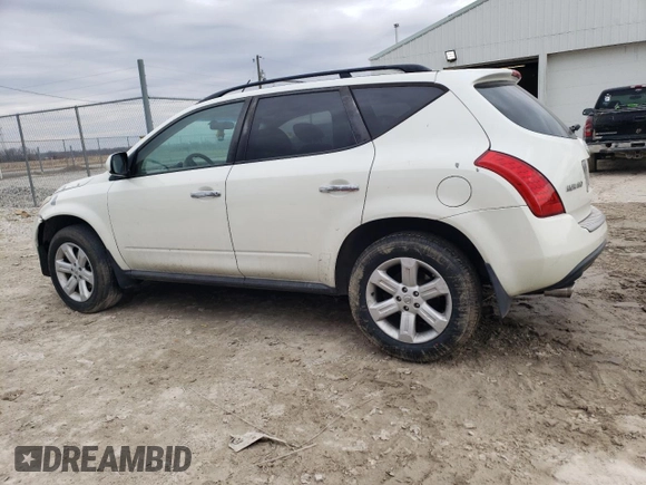 2006 Nissan Murano S with VIN JN8AZ08T96W419242, listed as a Copart auction lot 47344435 with Not Provided miles and Clean Title. Bid and sale history available at carsss.com. Image 2.