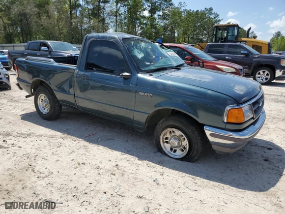 1995 Ford Ranger Splash with VIN 1FTCR10A3SUB11395, listed as a Copart auction lot 50945405 with 146,476 mi miles and Salvage Title. Bid and sale history available at carsss.com. Image 4.