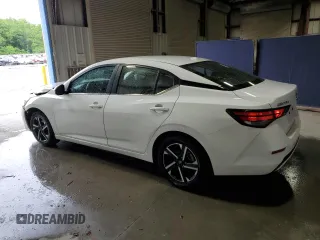 2024 Nissan Sentra SV z VIN 3N1AB8CV6RY346029, wystawiony jako Copart lot #58468395 z przebiegiem 25 092 mil mil oraz Szkoda całkowita • Salvage title. Historia ofert i sprzedaży dostępna na DreamBid. Obrazek 2.