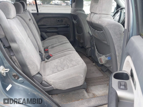 2005 Honda Pilot EX with VIN 2HKYF18465H565524, listed as a IAAI auction lot 41927812 with 218,637 mi miles. Bid and sale history available at carsss.com. Image 8.