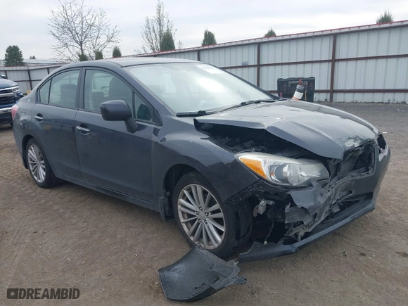 2012 Subaru Impreza Sedan 2.0i Limited with VIN JF1GJAH6XCH016213, listed as a IAAI auction lot 42009284 with 58,280 mi miles. Bid and sale history available at carsss.com. Image 1.