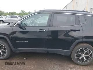 2024 Jeep Compass Limited with VIN 3C4NJDCN9RT151212, listed as a IAAI auction lot 42424870 with 19,032 mi miles and . Bid and sale history available at DreamBid. Image 14.