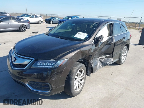 2017 Acura RDX with VIN 5J8TB3H3XHL015642, listed as a IAAI auction lot 41155240 with 1 mi miles. Bid and sale history available at carsss.com. Image 6.