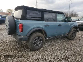 2022 Ford Bronco with VIN 1FMDE5BH8NLA99753, listed as a Copart auction lot 48909635 with 28,543 mi miles and Salvage Title. Bid and sale history available at DreamBid. Image 3.