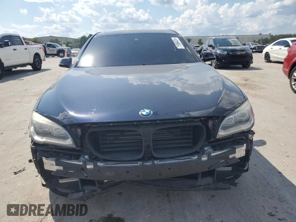 2014 BMW 7 Series 750i xDrive with VIN WBAYB6C53ED225212, listed as a Copart auction lot 71866424 with 122,567 mi miles and Salvage Title. Bid and sale history available at carsss.com. Image 5.