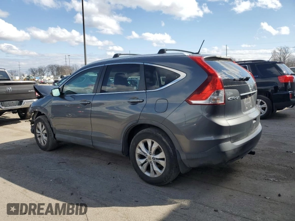 2013 Honda CR-V EX-L with VIN 5J6RM3H71DL019251, listed as a Copart auction lot 51737695 with 102,828 mi miles and Salvage Title. Bid and sale history available at DreamBid. Image 2.