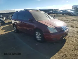 2009 Kia Sedona LX with VIN KNDMB233496272221, listed as a Copart auction lot 81194384 with 227,139 mi miles and Salvage Title. Bid and sale history available at carsss.com. Image 4.