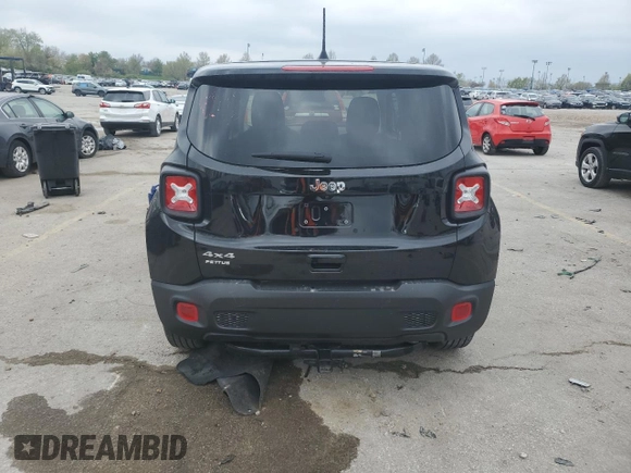 2023 Jeep Renegade Latitude with VIN ZACNJDB18PPP36797, listed as a Copart auction lot 52156255 with 14,967 mi miles and Salvage Title. Bid and sale history available at carsss.com. Image 6.