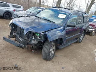 2004 Toyota 4Runner SR5 with VIN JTEBU14R448014451, listed as a IAAI auction lot 41689445 with 167,412 mi miles. Bid and sale history available at carsss.com. Image 2.