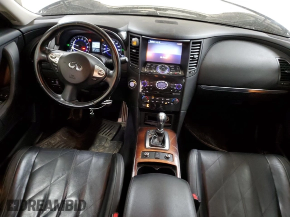 2012 Infiniti FX with VIN JN8AS1MW2CM153273, listed as a Copart auction lot 49504415 with 134,649 mi miles and Salvage Title. Bid and sale history available at carsss.com. Image 8.