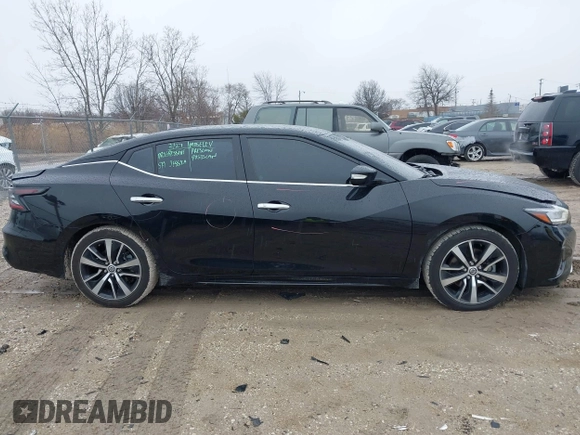 2021 Nissan Maxima SV with VIN 1N4AA6CV9MC513687, listed as a IAAI auction lot 41744440 with 67,386 mi miles and . Bid and sale history available at DreamBid. Image 13.