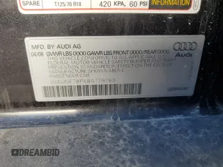 2008 Audi A3 with VIN WAUNF78PX8A179763, listed as a Copart auction lot 77011614 with 194,358 mi miles and Salvage Title. Bid and sale history available at carsss.com. Image 13.