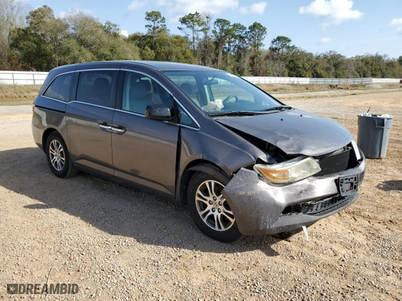 2012 Honda Odyssey EX with VIN 5FNRL5H42CB013373, listed as a Copart auction lot 48988625 with 199,119 mi miles and Salvage Title. Bid and sale history available at carsss.com. Image 4.