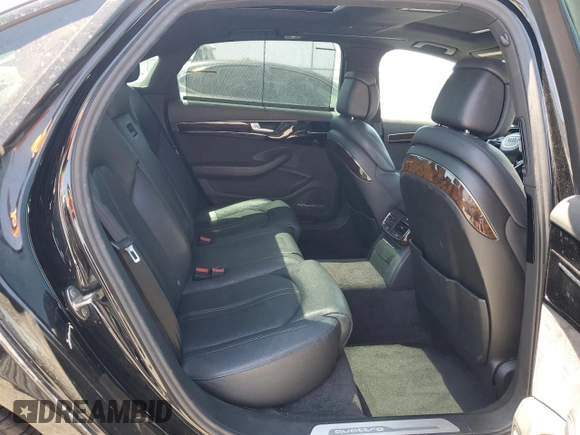 2016 Audi A8 3.0T with VIN WAU34AFD8GN004633, listed as a Copart auction lot 61692955 with 155,405 mi miles and Salvage title. Bid and sale history available at DreamBid. Image 10.