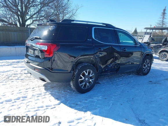 2021 GMC Acadia SLE with VIN 1GKKNRLS8MZ139746, listed as a IAAI auction lot 41623191 with 76,659 mi miles. Bid and sale history available at carsss.com. Image 4.