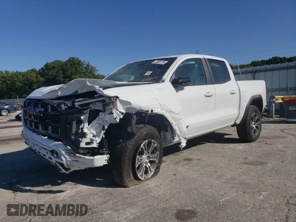 2024 GMC Canyon 4WD AT4 with VIN 1GTP6DEK9R1216337, listed as a Copart auction lot 73501714 with 4,375 mi miles and Salvage Title. Bid and sale history available at carsss.com. Image 1.