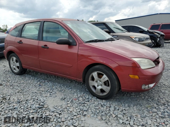 2005 Ford Focus S with VIN 3FAFP37N75R130668, listed as a Copart auction lot 52897015 with 222,043 mi miles and Non repairable. Bid and sale history available at DreamBid. Image 4.