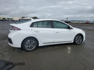 2020 Hyundai Ioniq SEL with VIN KMHC75LD8LU189686, listed as a Copart auction lot 53716935 with 21,641 mi miles and Salvage Title. Bid and sale history available at DreamBid. Image 3.