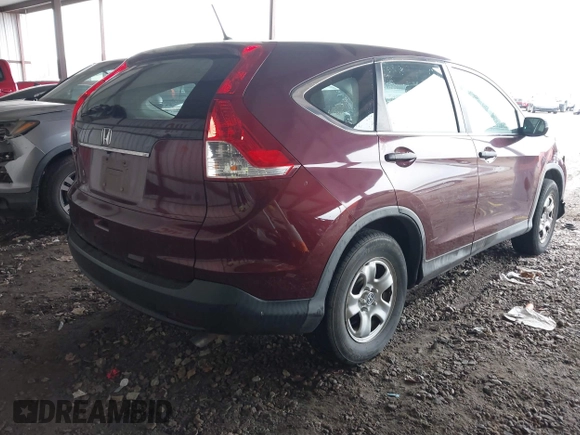 2014 Honda CR-V LX with VIN 5J6RM3H30EL004478, listed as a IAAI auction lot 41405582 with 213,933 mi miles. Bid and sale history available at carsss.com. Image 4.