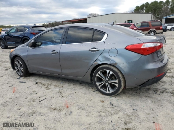 2016 Kia Forte EX with VIN KNAFX4A88G5490828, listed as a Copart auction lot 48004395 with 0 mi miles and Salvage Title. Bid and sale history available at carsss.com. Image 2.