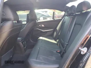 2023 BMW 3 Series 330i with VIN 3MW69FF0XP8D11104, listed as a Copart auction lot 52456275 with 0 mi miles and Salvage Title. Bid and sale history available at carsss.com. Image 10.