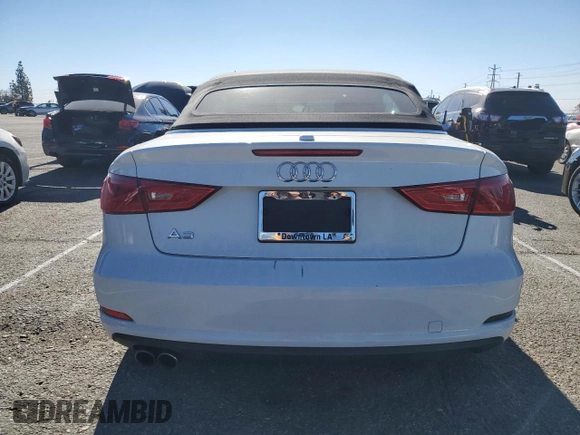2015 Audi A3 1.8T Premium Plus with VIN WAU5CLFF3F1044097, listed as a Copart auction lot 87940465 with 45,743 mi miles and Salvage Title. Bid and sale history available at carsss.com. Image 6.