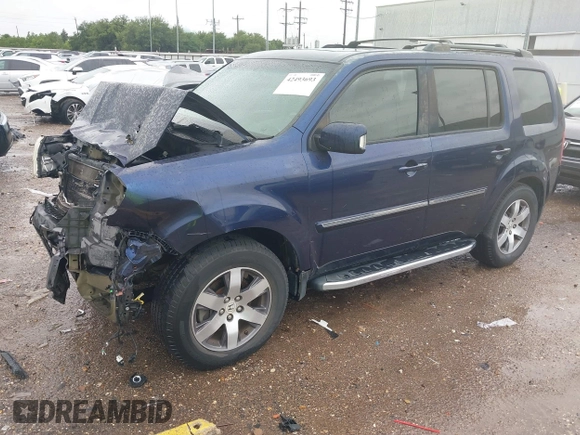 2013 Honda Pilot Touring with VIN 5FNYF4H95DB007125, listed as a IAAI auction lot 42493693 with Not provided miles and . Bid and sale history available at DreamBid. Image 20.