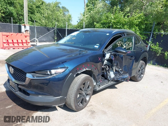 2024 Mazda CX-30 S Select Sport with VIN 3MVDMBBM7RM698178, listed as a IAAI auction lot 42561338 with 25,112 mi miles and . Bid and sale history available at DreamBid. Image 17.