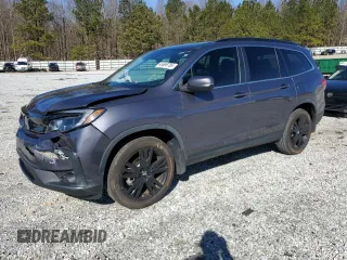 2021 Honda Pilot Special Edition with VIN 5FNYF6H26MB099599, listed as a Copart auction lot 45696785 with 19,757 mi miles and Salvage Title. Bid and sale history available at carsss.com. Image 1.