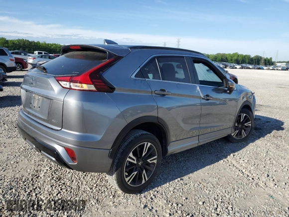 2024 Mitsubishi Eclipse Cross SE with VIN JA4ATWAA2RZ001577, listed as a Copart auction lot 55616425 with 24,473 mi miles and Salvage title. Bid and sale history available at DreamBid. Image 3.