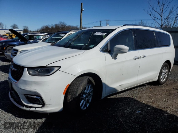 2021 Chrysler Pacifica Touring L with VIN 2C4RC1BGXMR532883, listed as a Copart auction lot 50173485 with 154,431 mi miles and Salvage Title. Bid and sale history available at DreamBid. Image 1.