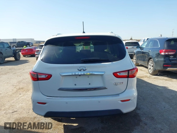 2014 Infiniti QX60 with VIN 5N1AL0MNXEC553824, listed as a IAAI auction lot 41995826 with 153,923 mi miles and . Bid and sale history available at DreamBid. Image 16.