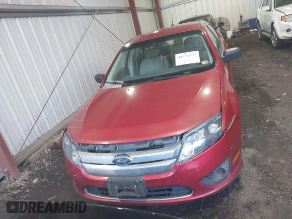 2010 Ford Fusion S with VIN 3FAHP0GA7AR317357, listed as a IAAI auction lot 41592107 with 183,598 mi miles. Bid and sale history available at carsss.com. Image 12.