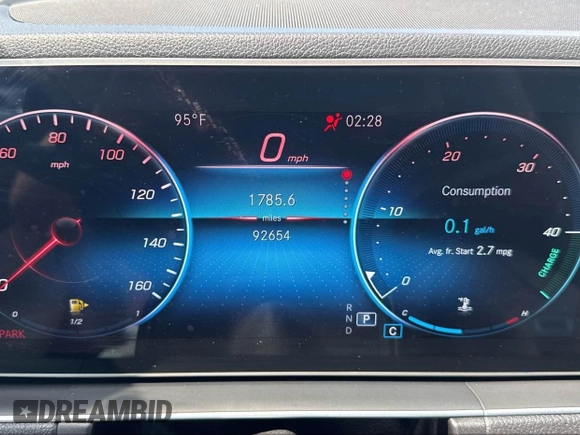 2021 Mercedes-Benz GLE 350 with VIN 4JGFB4KE9MA392637, listed as a IAAI auction lot 42580643 with 92,654 mi miles and . Bid and sale history available at DreamBid. Image 7.