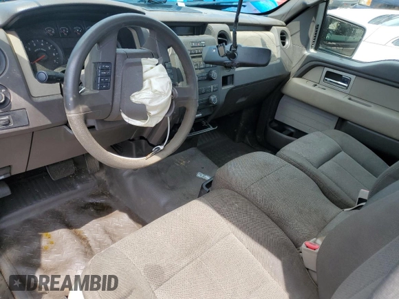 2009 Ford F-150 XL with VIN 1FTRF12W19KB34000, listed as a Copart auction lot 57475655 with Not provided miles and Salvage title. Bid and sale history available at DreamBid. Image 8.