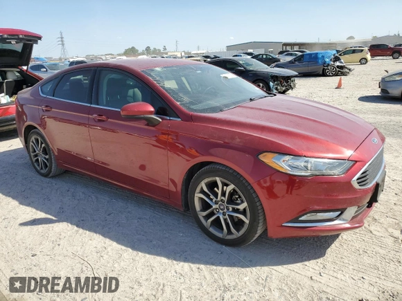 2017 Ford Fusion SE with VIN 3FA6P0HD5HR406984, listed as a Copart auction lot 50271535 with 87,480 mi miles and Clean Title. Bid and sale history available at carsss.com. Image 4.