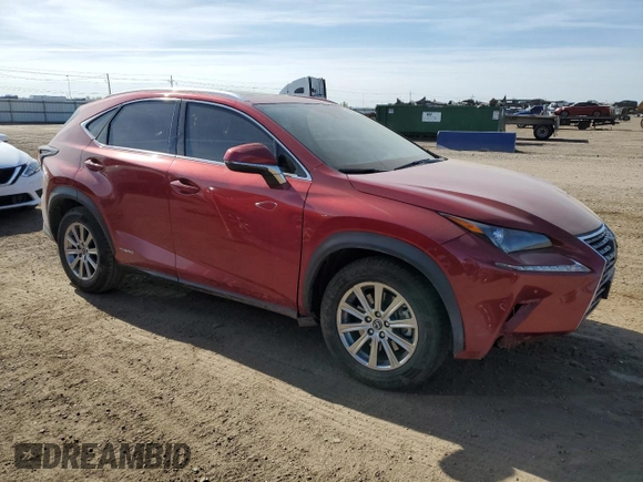 2019 Lexus NX 300h with VIN JTJBJRBZ3K2104153, listed as a Copart auction lot 54352025 with 74,340 mi miles and Salvage title. Bid and sale history available at DreamBid. Image 4.