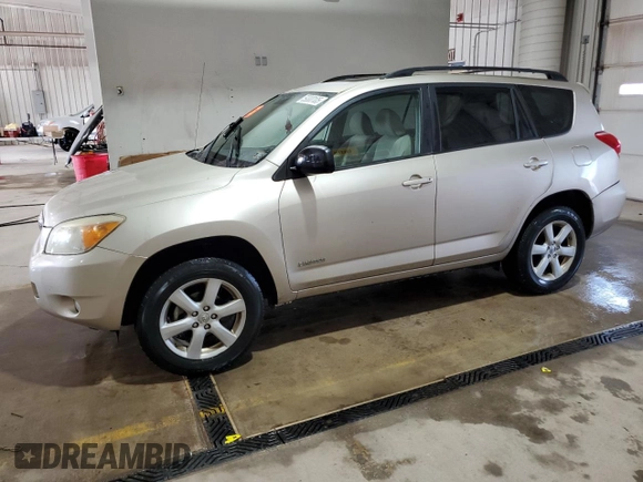 2006 Toyota RAV4 Limited with VIN JTMBD31V465045026, listed as a Copart auction lot 59300105 with 183,224 mi miles and Salvage title. Bid and sale history available at DreamBid. Image 1.