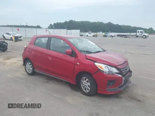 2021 Mitsubishi Mirage ES with VIN ML32AUHJ8MH005953, listed as a IAAI auction lot 42484093 with 62,852 mi miles and . Bid and sale history available at DreamBid. Image 1.