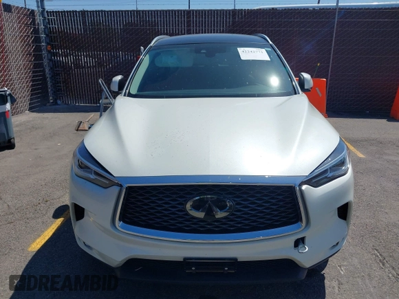 2019 Infiniti QX50 Luxe with VIN 3PCAJ5M10KF128308, listed as a IAAI auction lot 42242771 with 97,257 mi miles and . Bid and sale history available at DreamBid. Image 12.