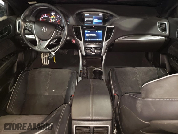 2020 Acura TLX w/A-Spec Pkg with VIN 19UUB1F63LA009028, listed as a Copart auction lot 43976475 with 51,929 mi miles and Salvage Title. Bid and sale history available at carsss.com. Image 8.