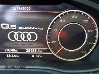 2020 Audi Q5 Premium Plus with VIN WA1BNAFY6L2021936, listed as a Copart auction lot 71497262 with 28,188 mi miles. Bid and sale history available at carsss.com. Image 9.