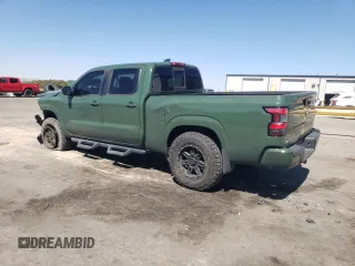 2022 Nissan Frontier SV with VIN 1N6ED1FK4NN674734, listed as a Copart auction lot 73233834 with 19,829 mi miles and Salvage Title. Bid and sale history available at carsss.com. Image 2.