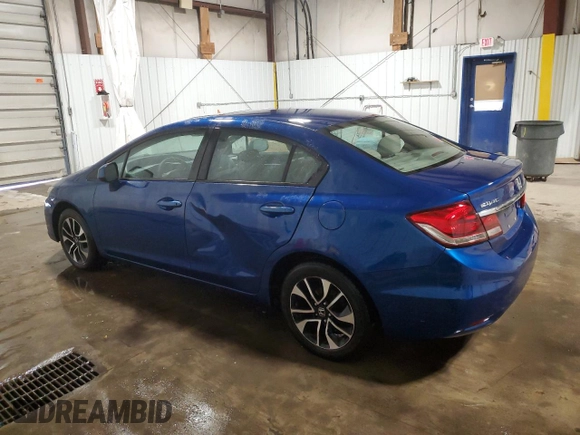 2013 Honda Civic EX with VIN 19XFB2F81DE201772, listed as a Copart auction lot 51998265 with 140,912 mi miles and Salvage Title. Bid and sale history available at DreamBid. Image 2.