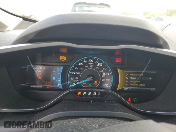 2014 Ford C-Max SEL z VIN 1FADP5BU2EL505513, wystawiony jako Copart lot #53561955 z przebiegiem 63 862 mil mil oraz Szkoda całkowita • Salvage title. Historia ofert i sprzedaży dostępna na DreamBid. Obrazek 9.